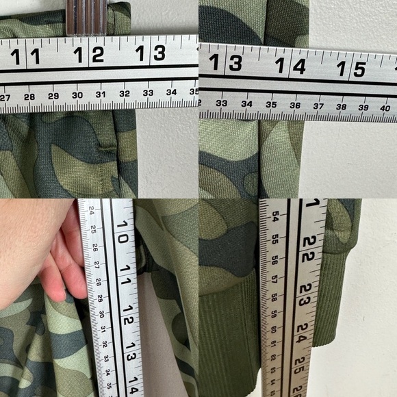 NEW Converse Boys Camo Joggers Size Medium Green Track Pants 10 to 12 Years Pant - Picture 12 of 12